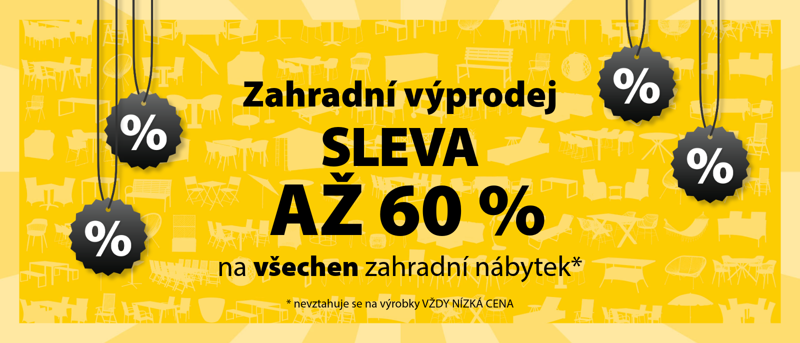 Zahradní výprodej Zahradní výprodej
