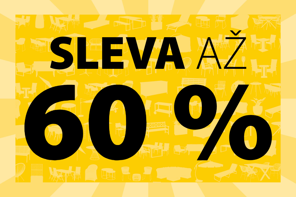 Všechny zahradní výrobky ve slevě