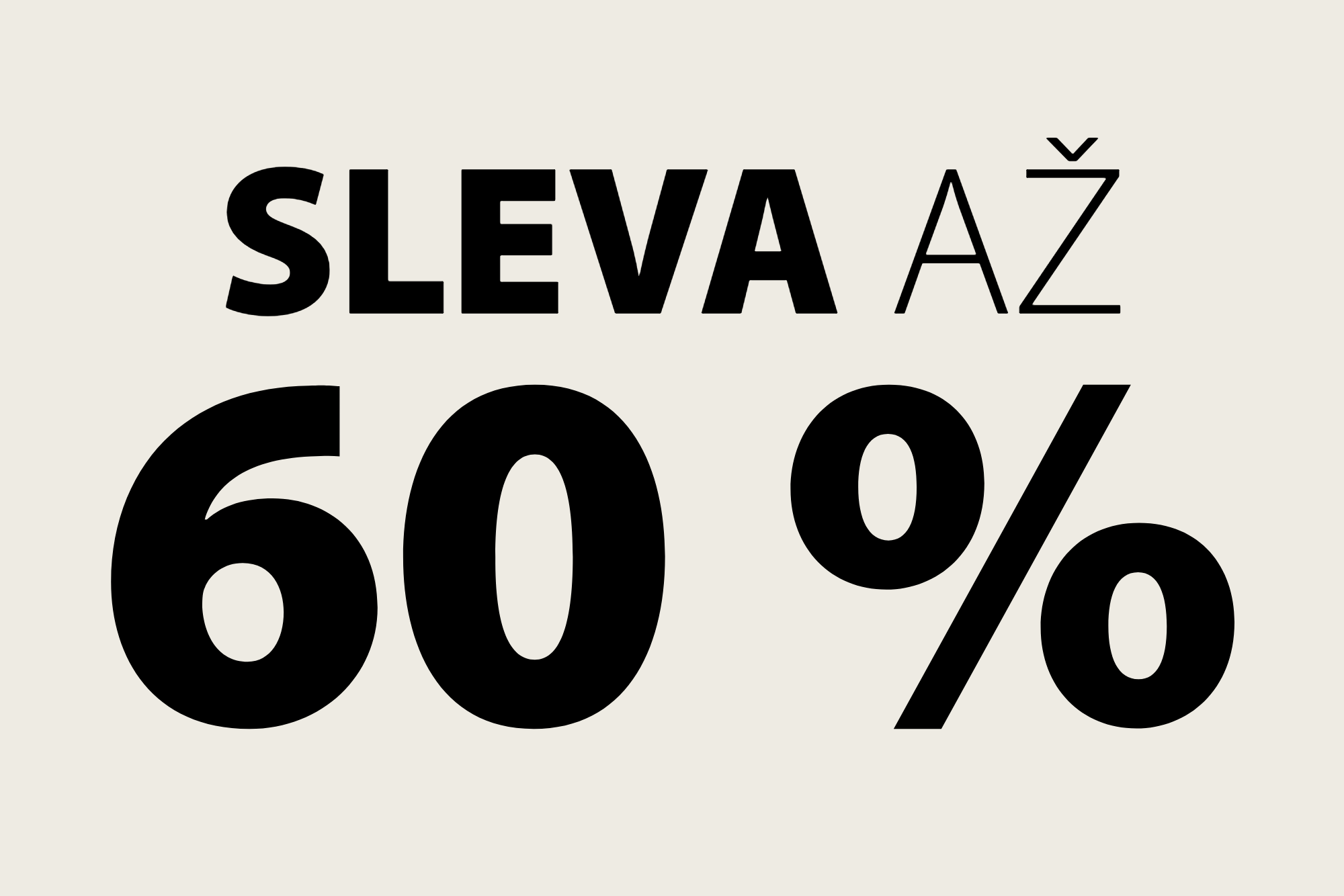 Sleva až 60 %