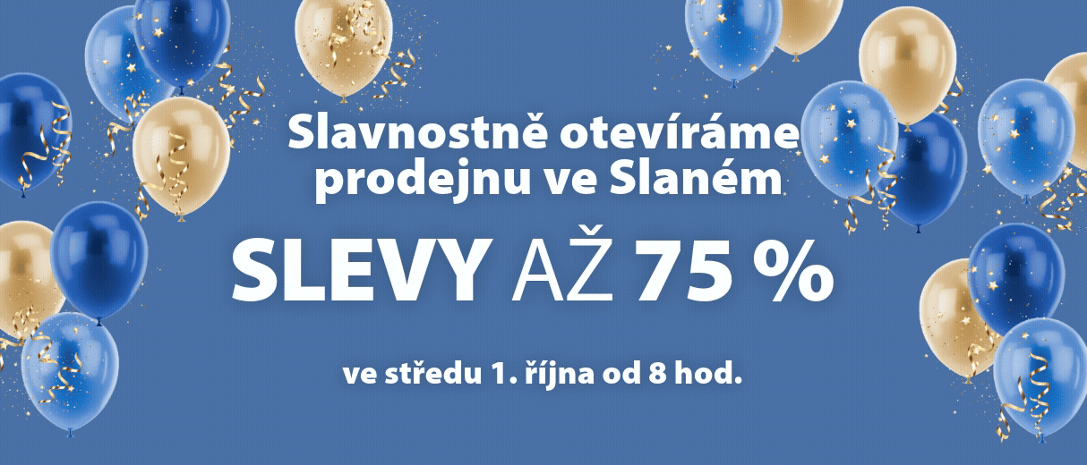 Slavnostně otevíráme novou prodejnu ve Slaném 
