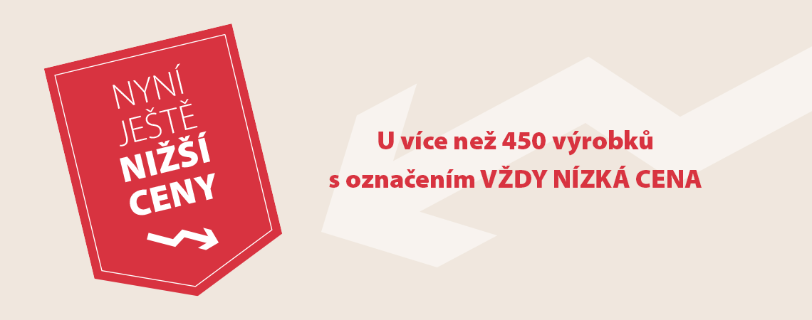 Nyní ještě nižší cena Nyní ještě nižší cena