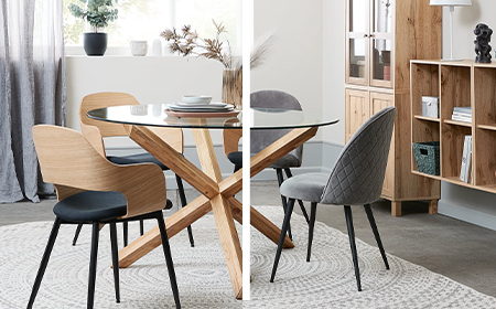 Jak zkombinovat různé jídelní židle?