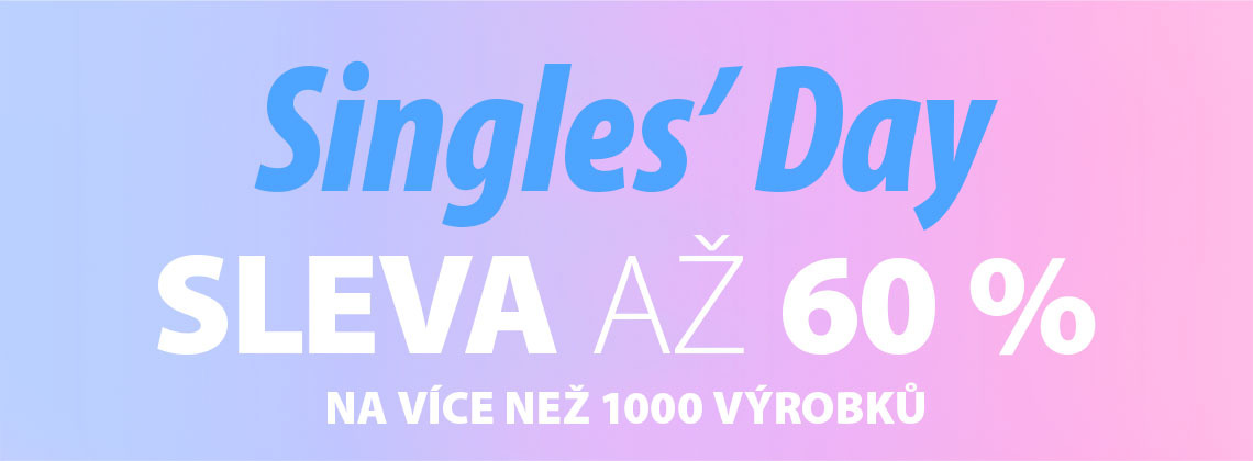 Singles' Day - SLEVA až 60 %