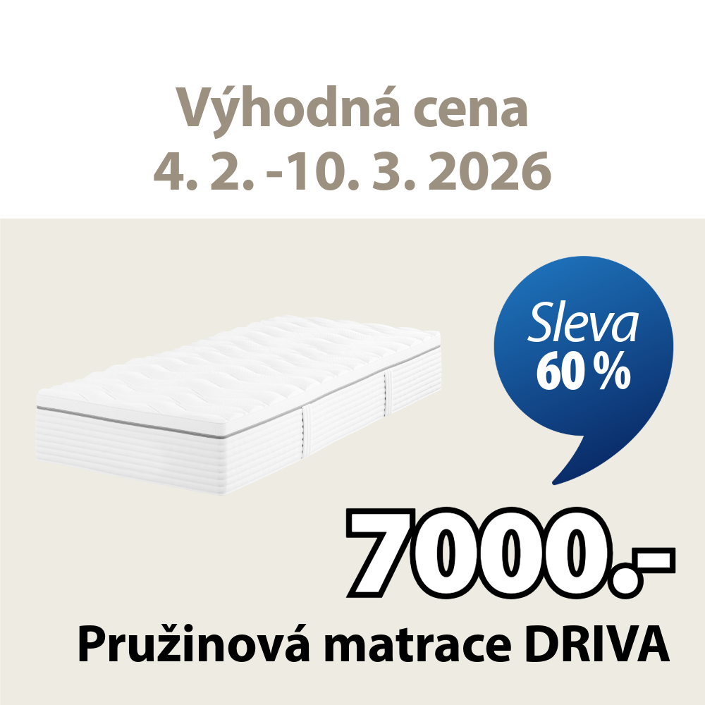 Pružinová matrace DRIVA