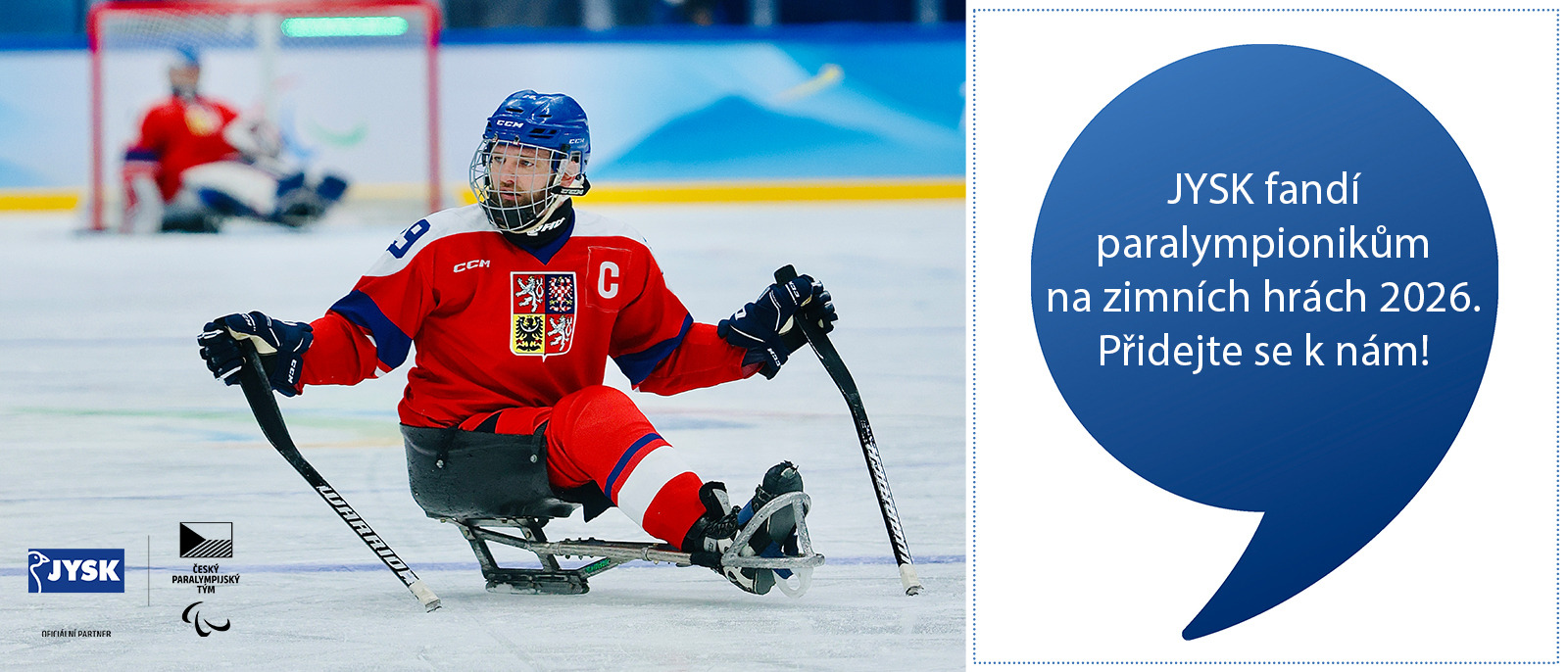 JYSK fandí paralympionikům