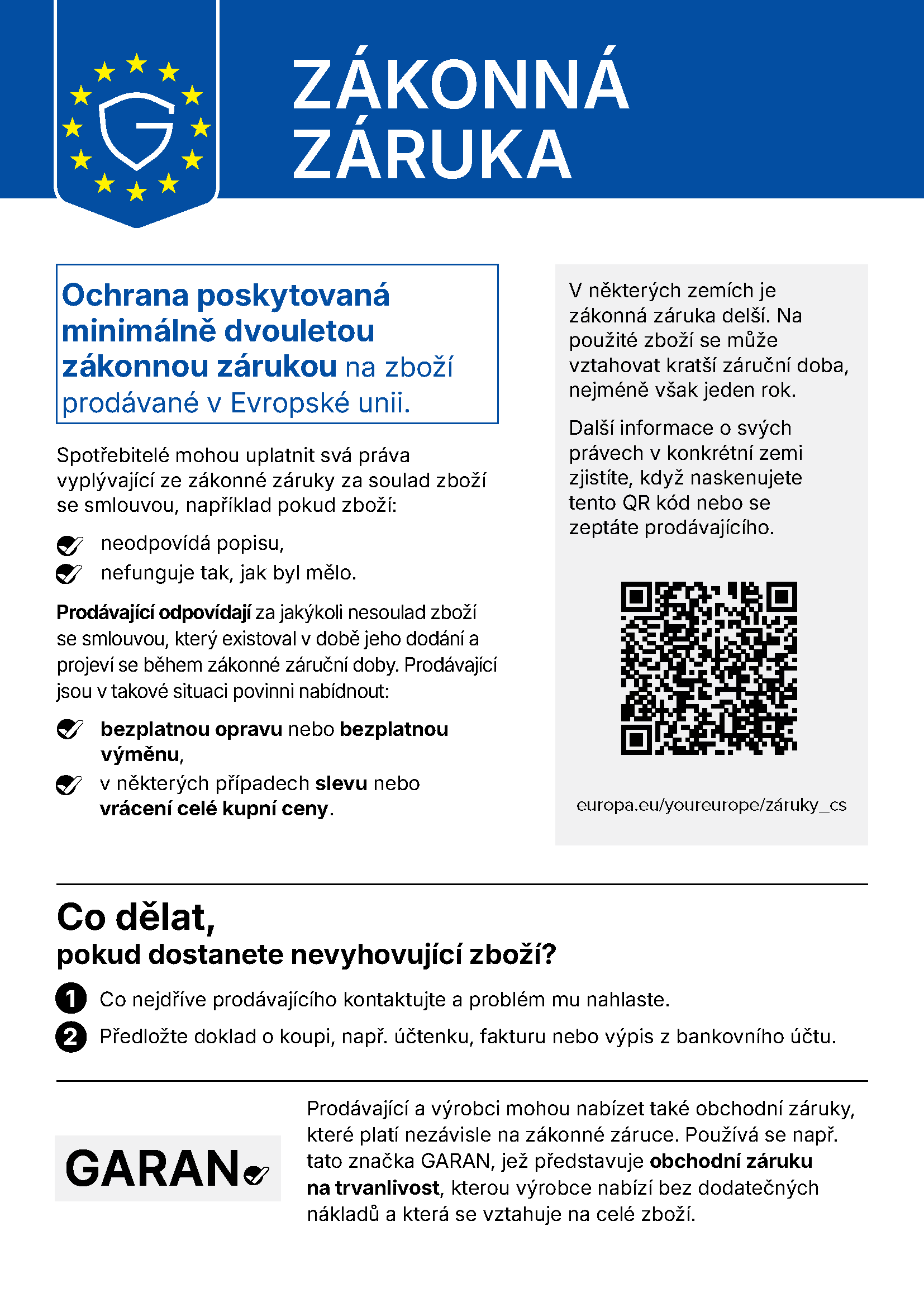 Co dělat, pokud dostanete nevyhovující zboží? Co nejdříve prodávajícího kontaktujte a problém mu nahlaste
